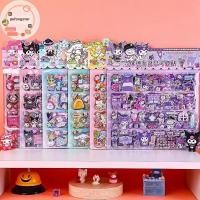 ราคา Pufangstar Double-layer Sanrio Kuromi 3D สติกเกอร์ Kawaii Cinnamoroll My Melody สติกเกอร์ฟอง Capibara Hot Stamping สติกเกอร์เด็กของขวัญ TH (42573343919)