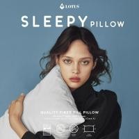 ราคา [แพ็คคู่] LOTUS หมอนหนุนเพื่อสุขภาพ รุ่น Sleepy ป้องกันไรฝุ่น ใยสังเคราะห์ (26760249271)
