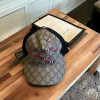 ราคา (มือสอง)Gucci Kingsnake Print GG Supreme Baseball Hat Size M (22389362042)