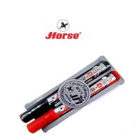 ราคา HORSE (ตราม้า )ชุดปากกาไวท์บอร์ด H-22 + แปรงลบกระดาน (สีดำ - สีแดง) จำนวน 1 ชุด (9933778800)