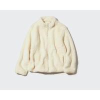 ราคา U6เสื้อแจ็คเก็ตผ้าฟลีซขนฟู uniqlo kids (26555043534)