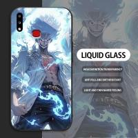 ราคา Vivo IQOO U1 U3 U20 Z5i U3X 4G U5X U10 U1X Z9X S16 Pro S17 S7 T S15 5G เคสกระจก ลูฟฟี่-นิกะ ขอบนุ่ม + สายคล้อง (46900511364)