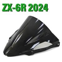 ราคา ZX6R Motorcycle Windscreen Windshield Wind Deflectors Shield Protector For Kawasaki ZX6R ZX-6R ZX 6 (42076908960)