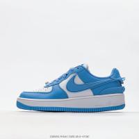 ราคา 2025 ใหม่ Nike Ambush x Nike Air Force 1 "07 Low Phantom Co branded Air Force One Low Top Casual Board Shoes สีน้ําเงินและสีขาวพร้อมตะขอสีฟ้า (48452044546)
