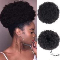 ราคา วิกผมทรง afro exploding head พร้อมมวยผมเป็น ponytail และ caterpillar bun (41926808971)