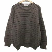 ราคา Paul Stuart Sweater wool Striped Direct from Japan Secondhand (46652145296)