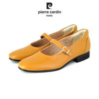 ราคา Pierre Cardin รองเท้าคัทชูผู้หญิง แมรี่เจน ส้นแบน ผลิตจากหนังแท้ สีน้ำตาลอ่อน รุ่น 34TC164 (25785446692)