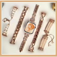 ราคา Diamond Rose Gold Strap For Huawei watch Fit 4 สาย Huawei watch Fit 4 Pro Strap Huawei Watch Fit 3 สาย Huawei Watch Fit 2 Strap Metal สาย Huawei Fit 4 pro Strap For Huawei Fit3 สาย Smartwatch Huawei f