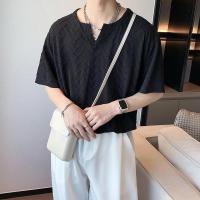 ราคา พร้อมส่งจากไทยเสื้อคอวีพิมพ์ลายสไตล์เกาหลี (23260898065)