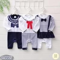 ราคา ชุดเด็ก ชุดหมียาวเปิดเท้า 3 ตัว (Romper ยาว) ลาย ทหารเรือ กรมท่า หญิง (10236399701)