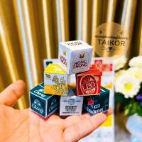 ราคา (ตัดเป็นชิ้นแล้ว)กระดาษพับเหรียญโปรยทาน 100 ชิ้น แบบลังจิ๋ว-ลังเบียร์ ความหนา 160 แกรม (17091038893)