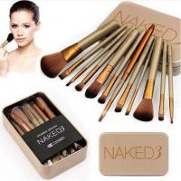 ราคา NAKED 3 ชุดแปรงแต่งหน้า กล่องเหล็กอย่างดี 12ชิ้น Naked3 ขนนุ่มมาก (4100148734)