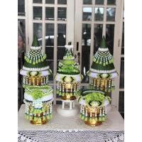 ราคา พานขันหมากเอกพร้อมฝาครอบ2ใบ (2647327942)