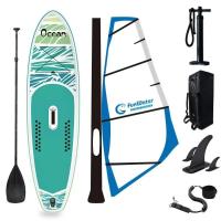 ราคา เครื่องพายลมแบบอินเฟียเบิลพร้อมฟอยล์ windsurf สำหรับสนุกกับการเล่นน้ำและการพายเรือใบ (54351194771)
