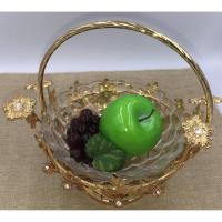 ราคา On kitch ตระกร้าใส่ผลไม้ ตกเเต่งบนโต๊ะอาหาร เเละใส่คัพเค้กเพื่อตกเเต่ง เป็นตระกร้าใส่ผลไม้ที่ดูหรูหรา สวยงาม (3732182083)