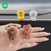 ราคา LINE FRIENDS ✨ ของตกแต่งภายในรถ ของตกแต่งรถยนต์ ตุ๊กตาคนการ์ตูนน่ารัก ตุ๊กตา (29418835988)