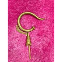 ราคา ตะขอทองเหลืองตะปูติดพลอย สีรมดำ (8655089408)