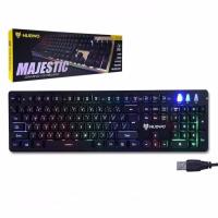 ราคา Nubwo MAJESTIC Mechanical Keyboard Semi switch รุ่น NK-45 (สีดำ) #1069 (549249900)