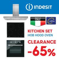ราคา ชุดเครื่องครัว INDESIT HOB HOOD OVEN (24666975537)