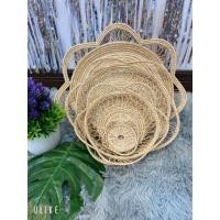 ราคา กระจาดหวาย กระจาดสานรูปดอกไม้ ถาดผลไม้ กระจาดผลไม้ ถาดดอกไม้ งานสานละเอียด ถาดรองผลไม้สานขอบหยัก (8765222203)