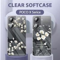 ราคา HP ล่าสุดพรีเมี่ยมดอกไม้สีขาวสาวกรณี Poco C85 C71 C75 M7 Plus Poco X7 Pro 5G M3 M4 M6 Pro 5G F7 Ultra F7 Pro X5 X6 Pro 5G M5S F4 F6k F6 โทรศัพท์ เคส (44175123330)