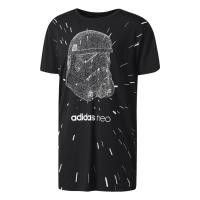 ราคา [ดูโค้ดที่หน้าร้าน] เสื้อยืด adidas Neo X SW สตาร์ วอร์ส Tee 3 BJ9451 สีดำ Black ป้ายช็อปไทย (26209648118)