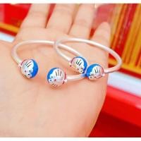 ราคา กำไลข้อเท้าเด็กเงินแท้ลายโดเรม่อน (8852876794)