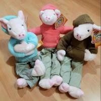 ราคา ตุ๊กตาหมู สวมชุด ดัดแขนขาจัดท่าทางได้ (2394151645)