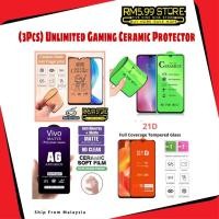 ราคา 3 ชิ้น In1(IQOO เซรามิคเกม Matte Blue Ray/21D)Z7 Z7X Z9 Z8 Z8x Z9x 2 Focus Pro Nubia Neo 10 z10 Soft Protector (41352853871)