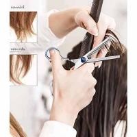 ราคา 10 PCSกรรไกรตัดผม และ 6นิ้ว กรรไกรตัดผมอุปกรณ์ทำผม กรรไกรตัดผมชาย ชุดตัดผม (27176790386)