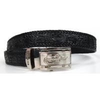 ราคา Huncroc เข็มขัดหนังจระเข้แท้ ส่วนกระดูก ถักขอบ สีดำ ฟรีพวงกุญแจหางจระเข้ (1667450348)