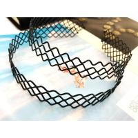 ราคา ที่คาดผม ที่คาดผมเหล็ก คาดผมชาย เหล็กดำ ตาข่ายดำ คาดผมลวดสีดำ Metal Teeth Comb Woman Hairband Hair Hoop Headban (8115031721)