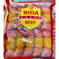 ราคา แหนมเนื้อนิดา(ฮาลาล)1กิโลกรัม 10ชิ้น ไม่ผสมแป้ง (29164597460)