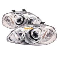 ราคา ไฟหน้า ไฟหน้าโปรเจคเตอร์ ไฟหน้าแต่ง HONDA CIVIC EK 1999 2000 โคมขาว (4490906618)