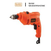 ราคา BLACK & DECKER สว่านเจาะกระแทกไฟฟ้า ขนาด 10 มม. 500W รุ่น KR504RE-B1 (27185193867)