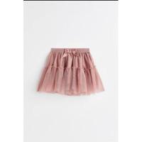 ราคา กระโปรงผ้าชีฟองตาข่ายสีชมพูเอวยางยืด (27700046923)