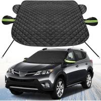ราคา XHRING Car Windshield Snow Cover for Ice and Snow SUV Anti-Snow Cover Frost Shield with Side Mirror Covers Compatible with Honda CRV Toyota RAV4 HRV Rogue Small & Mid Size SUV (46852089447)