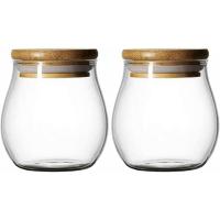 ราคา ซิซิกาโต โถเก็บแก้วบอโรซิลิเกต 2 ชิ้นพร้อมฝาปิดสุญญากาศ, โถใส่ขนมขนาด 6 ออนซ์ โถเก็บธัญพืช (53352485094)