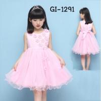 ราคา ชุดราตรีออกงานเด็กผู้หญิงสีชมพู (682492585)