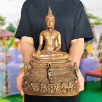 ราคา สมเด็จพระพุทธชนะมาร วัดราชบพิธ เนื้อทองเหลือง (กว้าง7นิ้ว สูง8นิ้ว)บูชาเสื่อมอำนาจชนะมารชนะศัตรูชนะอุปสรรคทั้งหลาย B (14087440922)