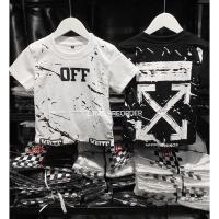 ราคา CT03 เสื้อยืดเด็ก off white ⚡️พร้อมส่งค่ะ⚡️ (17540238260)