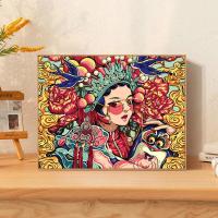 ราคา ภาพวาดสีน้ํามันดิจิตอล diy ระบายสีภาพวาดใหม่สไตล์จีนดอกไม้ Dan บรรจุภาพวาดภาพวาดสีน้ํามัน Hand-Painted Artisan ระบายสีดอกไม้ Dan ภาพวาดตกแต่ง (41976877516)