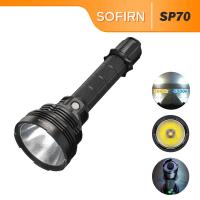 ราคา ไฟฉาย LED 5500 Lumen ไฟฉายทรงพลัง Sofirn SP70 XHP70.2 ไฟฉาย LED สําหรับเดินป่า ตั้งแคมป์ กลางแจ้ง (2090555449)