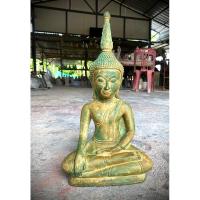 ราคา พระเชียงรุ้งหน้าตัก 9 นิ้วสีเขียวหยกเก่า (22889638543)