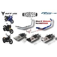 ราคา ชุดคอบอมใส้แคทแท้งานดัด ตรงรุ่นสำหรับ New R15 mt15 xsr155 พร้อมปลาย Akrapovic gp (4155421455)
