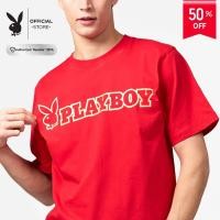ราคา PLAYBOY เสื้อยืดคอกลม รุ่น P1MT249TB225RE (28474770354)