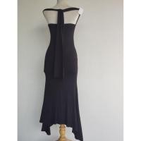 ราคา 1A218 เดรสผ้ายืด ทรงหางปลาคอปาด ผูกหลัง ผ้าไหมพรมผ้าร่องเสื้อดีมาก (25045381401)