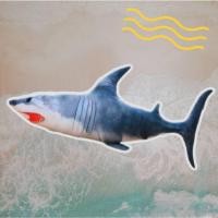 ราคา สินค้าพร้อมส่งในไทย หมอนอิง หมอนพิง หมอนลายปลาฉลาม หมอนปลาฉลาม หมอนปลาฉลาม3มิติ (15158639814)