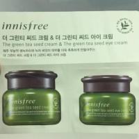 ราคา แพคคู่ครีมบำรุงและอายครีม Innisfree The Green Tea Seed (598976670)
