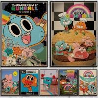 ราคา โปสเตอร์กระดาษคราฟท์ ลาย the Amazing World of Gumball Season คุณภาพสูง สไตล์วินเทจ สําหรับตกแต่งห้องนั่งเล่น บาร์ (12281947167)